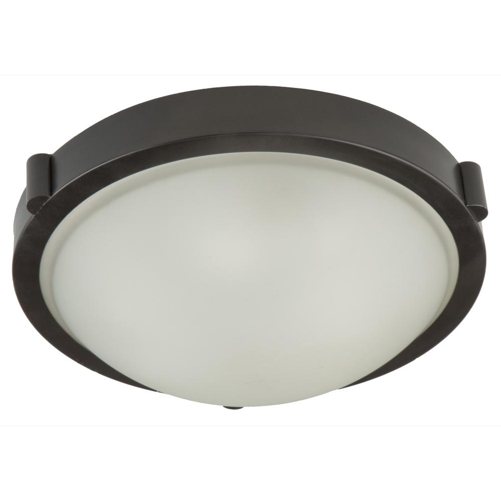 Boise 17"w Oil Rubbed Bronze Flush Mount Ceiling Artcraft 