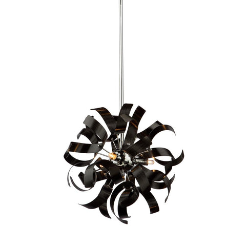 Bel Air 12.5"w Metallic Black Pendant Ceiling Artcraft 