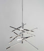 Shooting Star 28.5 in. wide Chrome Chandelier Ceiling Artcraft 