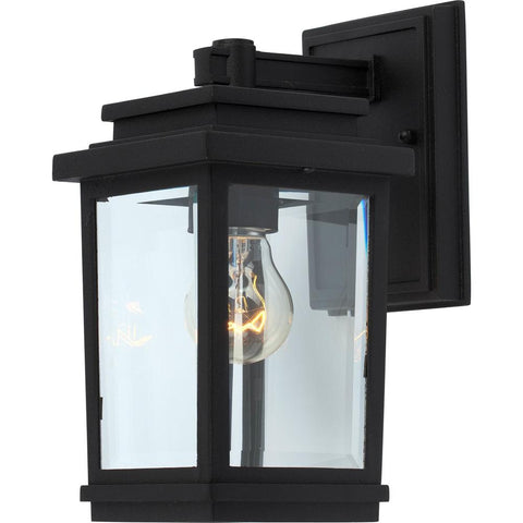Freemont 10"h Black Outdoor Wall Light