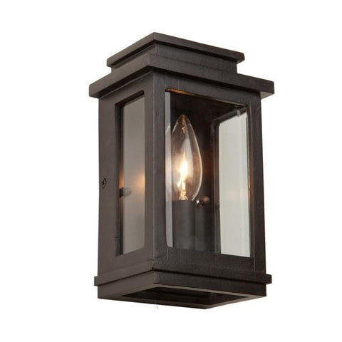 Freemont 8"h Oil Rubbed Bronze Outdoor Wall Light