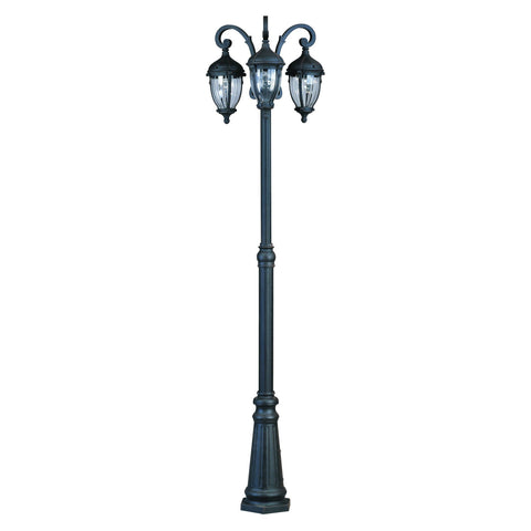 Anapolis 92"h Oil Rubbed Bronze Outdoor Post Light