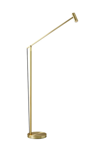 Crane Gold LED Floor Reading Lamp