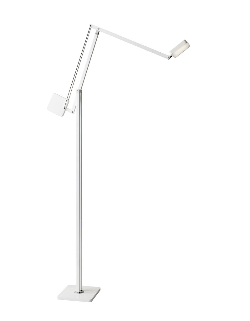 Cooper LED Floor Lamp - White Lamps Adesso 