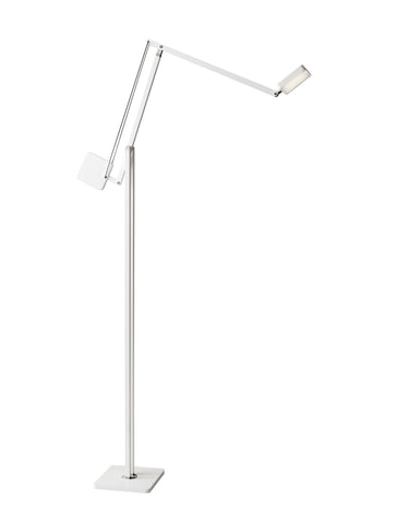 Cooper LED Floor Lamp - White Lamps Adesso 