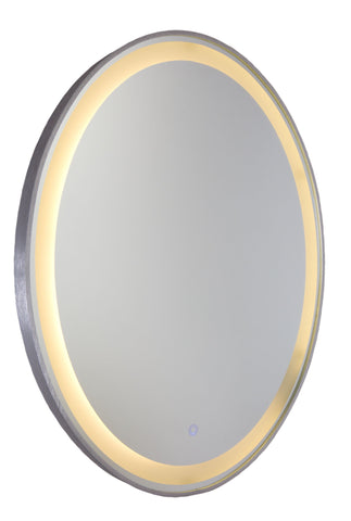 Reflections 29.5"h Brushed Aluminum Mirror Mirrors Artcraft 