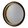Reflections 31.5"h Oil Rubbed Bronze & Gold Leaf Lighted Mirror Mirrors Artcraft 