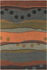 Antara 117 7'9 Round Multicolor Rug Rugs Chandra Rugs 