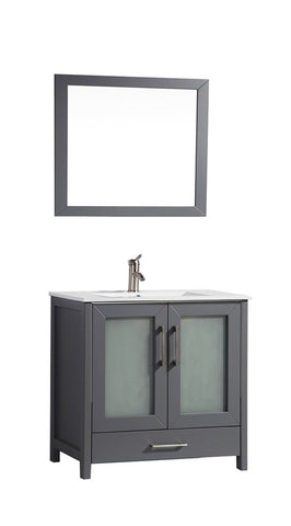Argentina 48" Single Sink Vanity Set Grey Furniture MTD Vanities 
