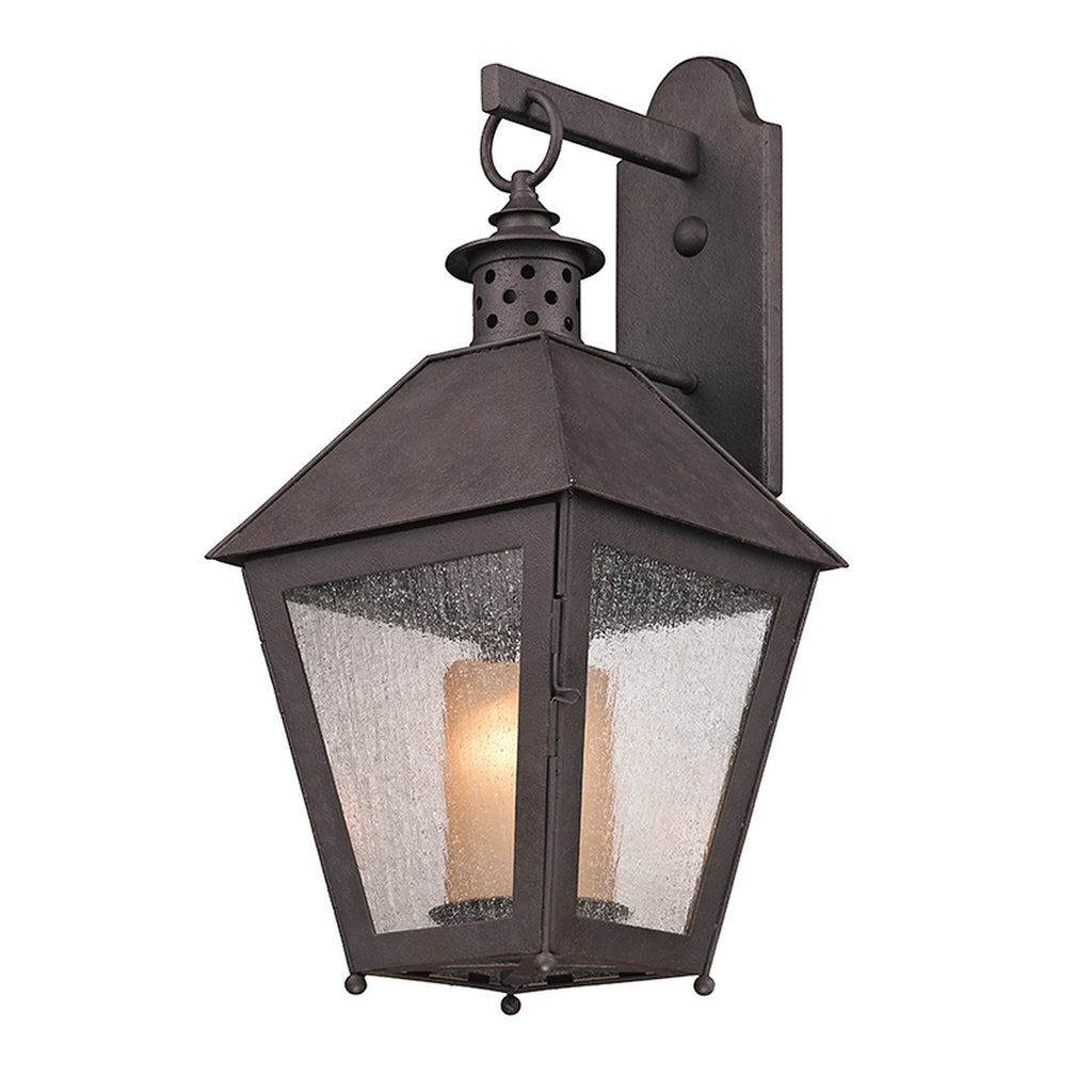 Sagamore 1 Light Wall Lantern Medium - Centennial Rust Outdoor Troy 