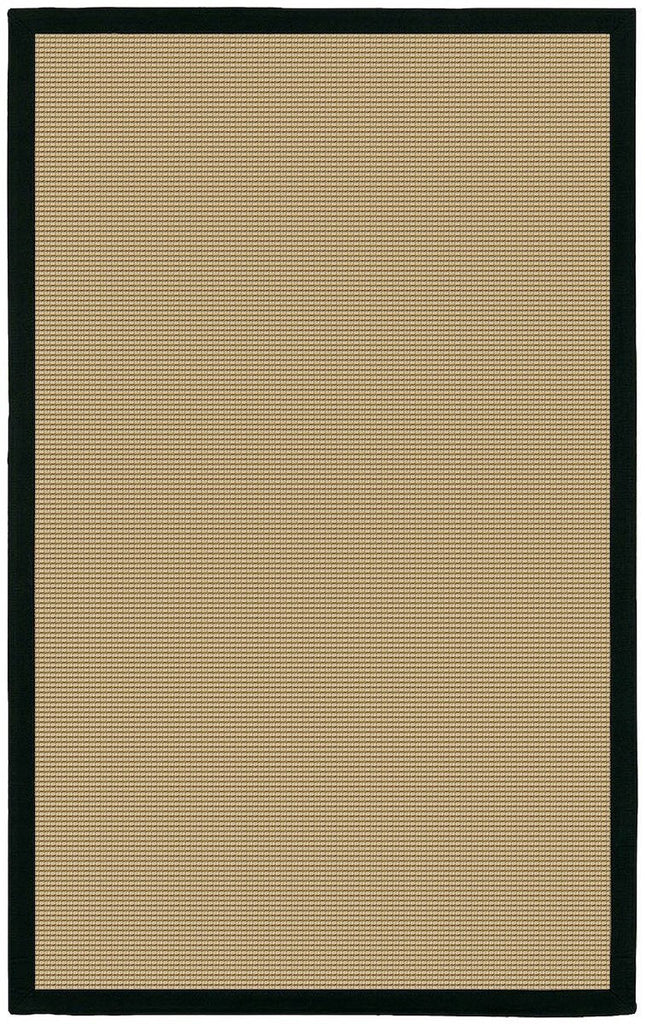 Bay Collection Black 5'x8' Beige Rug Rugs Chandra Rugs 