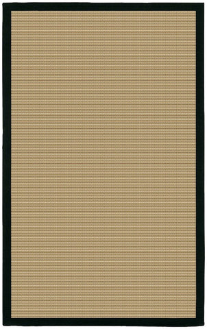 Bay Collection Black 8'x10' Beige Rug Rugs Chandra Rugs 
