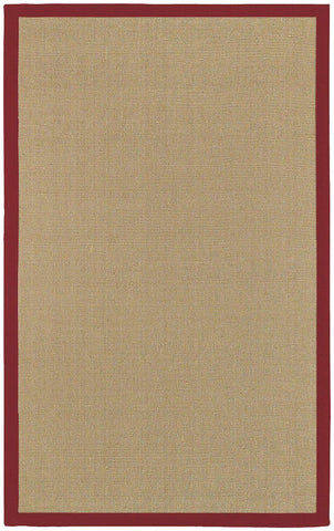Bay Collection Red 9'x13' Beige Rug
