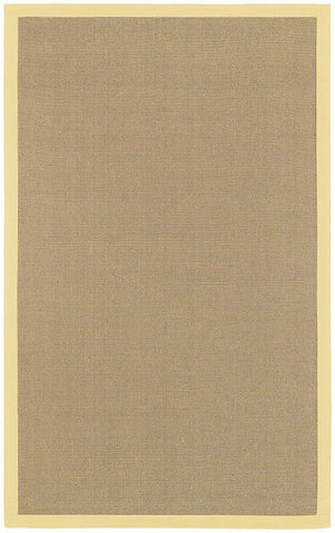 Bay Collection Yellow 5'x8' Beige Rug