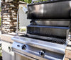Brushed Stainless Steel 28"h BBQ Flex Deck Outdoor Focus Industries 