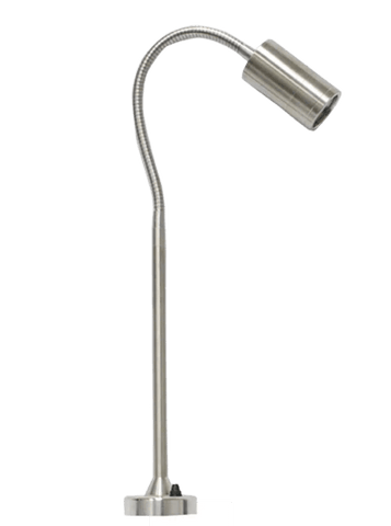 Brushed Stainless Steel 28"h BBQ Light - Surface Mount 120V