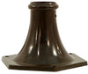 Surface Mounted Round Post Base - 4 Finish Options Outdoor Dabmar Bronze 