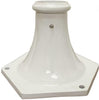 Surface Mounted Round Post Base - 4 Finish Options Outdoor Dabmar White 