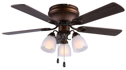 Malibu 42" Ceiling Fan - Antique Copper Fans 7th Sky Design 
