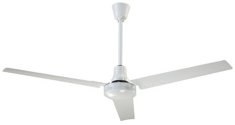 56" Industrial Ceiling Fan - White Fans 7th Sky Design 