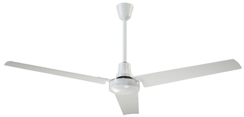 60" Industrial Ceiling Fan - White Fans 7th Sky Design 