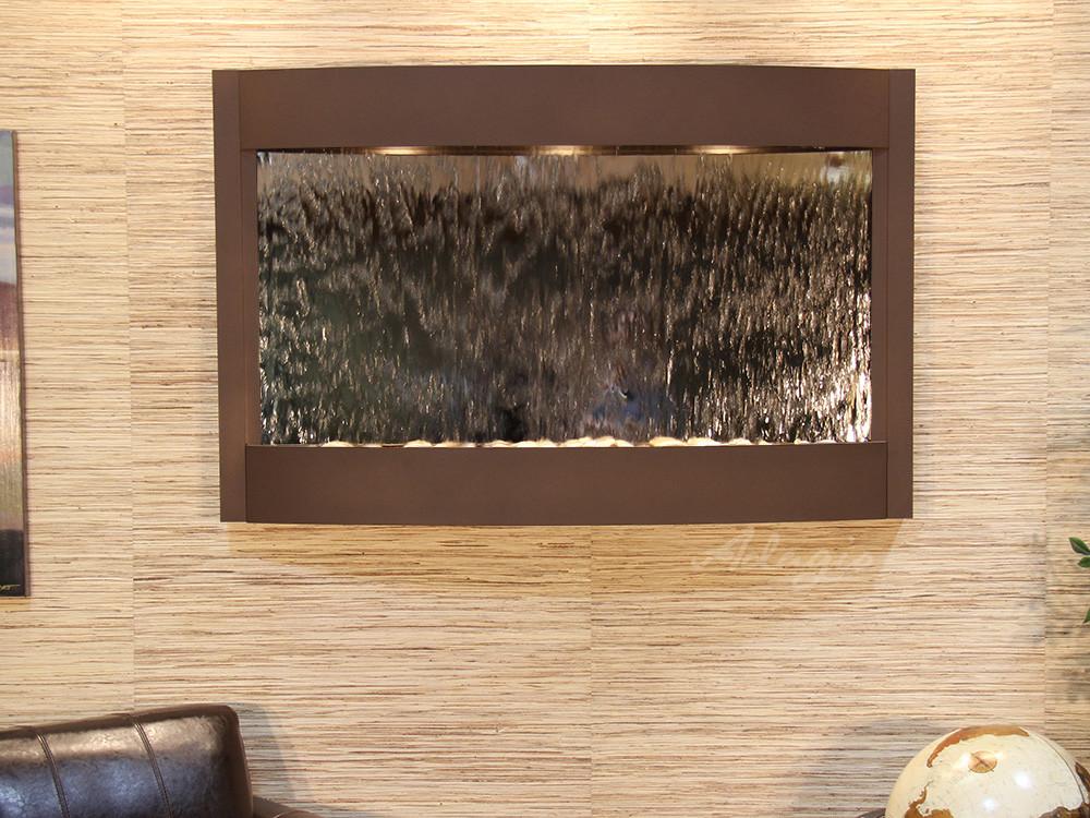 Calming Waters - Woodland Brown - Silver Mirror Fountains Adagio 