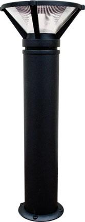 Cast Aluminum 40"h Bollard - Black - Multiple Lamp Options Outdoor Dabmar 