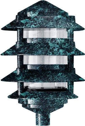 Cast Aluminum Four Tier Pagoda Light