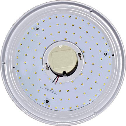 Surface Mounted Dome LED Ceiling Fixture White Ceiling Dabmar 