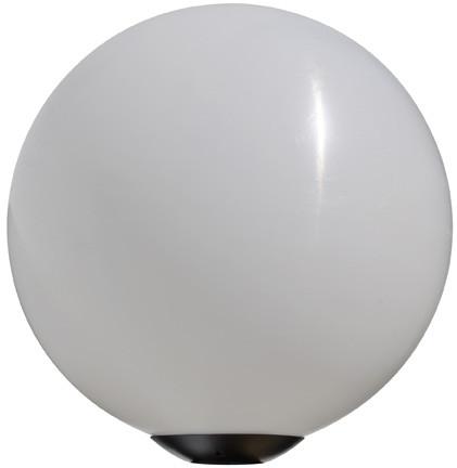 Powder Coated Cast Aluminum Post Top 18" Globe Light Fixture Black Outdoor Dabmar 