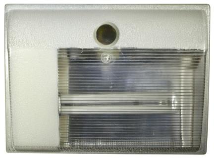 Polycarbonate Surface Mounted Wall Fixture White Outdoor Dabmar 
