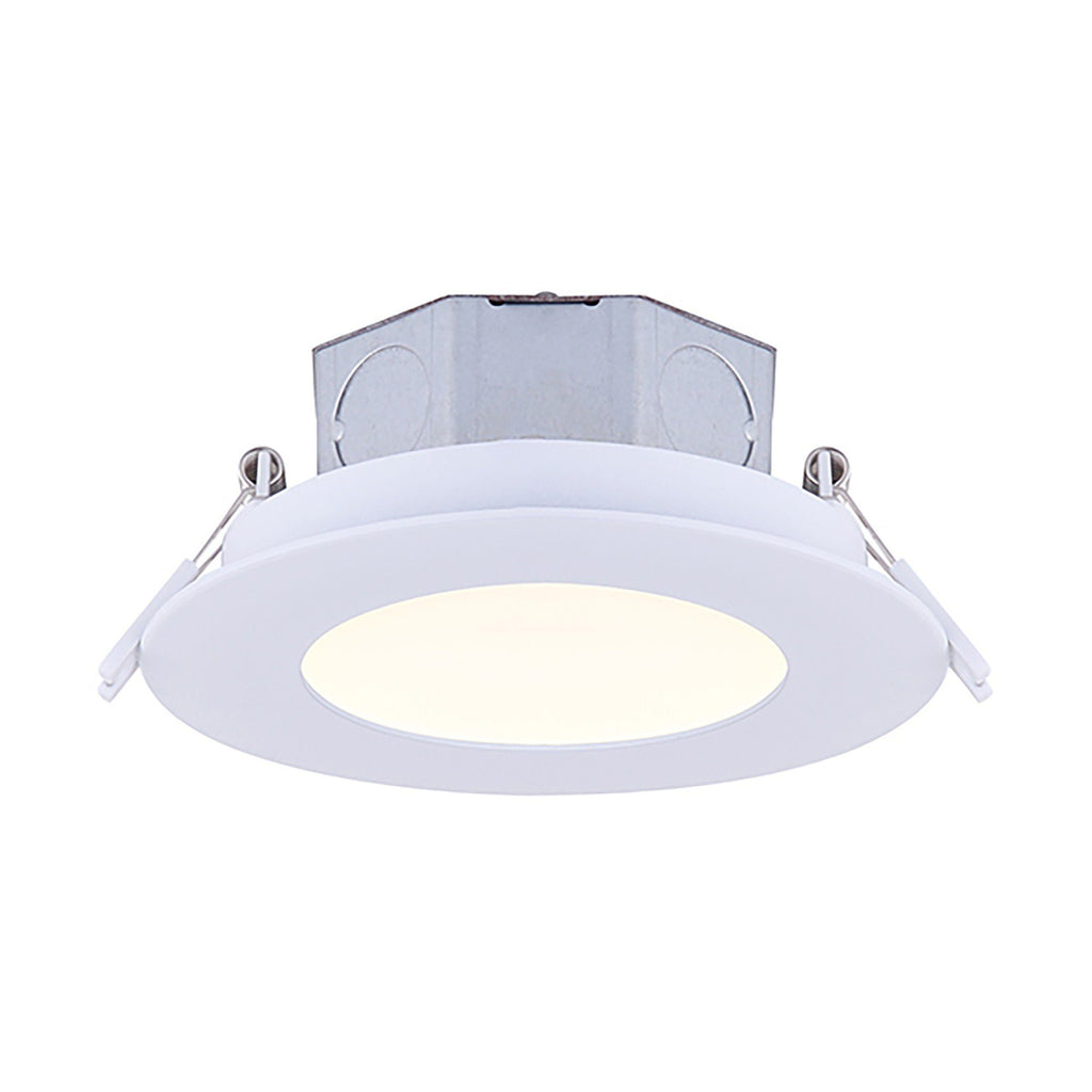 LED 4" Recessed White DownLight - Metal Recessed 7th Sky Design 