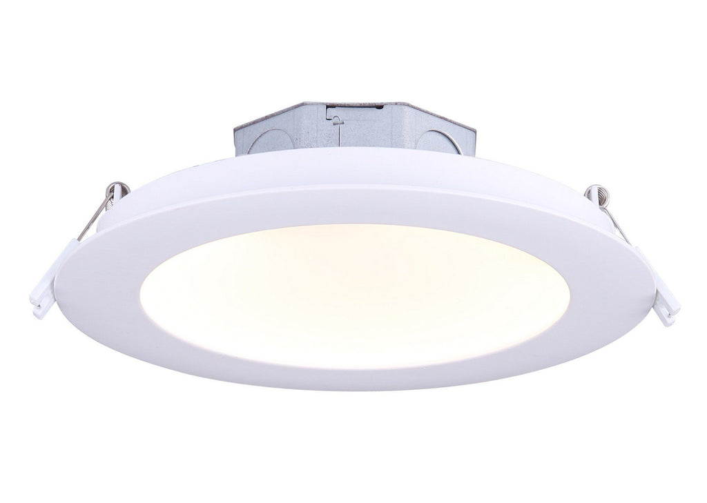 LED 6" Recessed White DownLight - Metal Recessed 7th Sky Design 