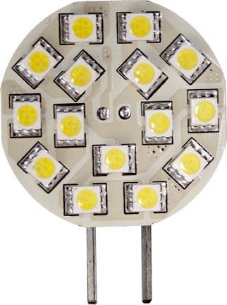 G4 Large Plate 3W LED 12V Bulb - 6400K Daylight White Bulbs Dabmar 