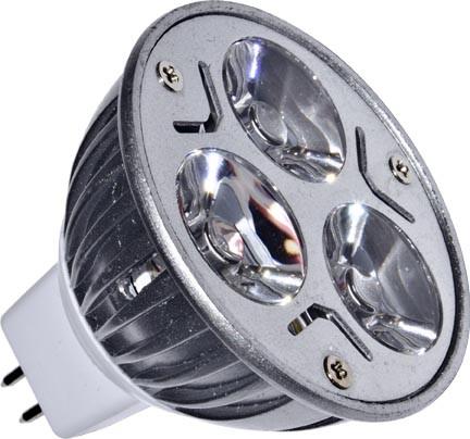 MR16 LED 3 Watt High Power 3 LEDs 12V Warm White Bulbs Dabmar 