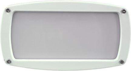 120V Brick/Step/Wall Light - White - Multiple Bulb Options Outdoor Dabmar 