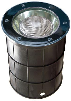 Stainless Steel 120V HID In-Ground Well Light - Multiple Bulb Options Outdoor Dabmar 150W Incandescent PAR38 