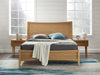 Willow Queen Platform Bed, Caramelized Furniture Greenington 