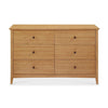 Willow Six Drawer Dresser, Caramelized Furniture Greenington 