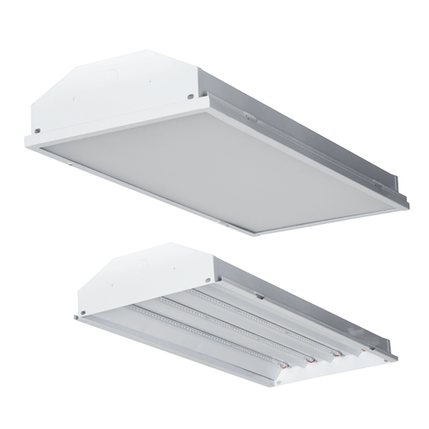 2FT LED HIGH BAY WITH LENS, 100W,5000K,13000 LM Architectural Luminance 
