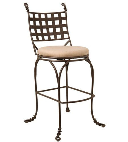 Vine Swivel Bar Stool Without Arms Outdoor Kalco 