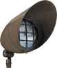 Fiberglass 12V PAR38 Spot Light with Hood Outdoor Dabmar Bronze 