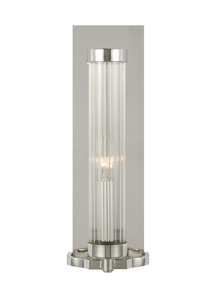 Demi Polished Nickel 1-light'sconce Wall Feiss 