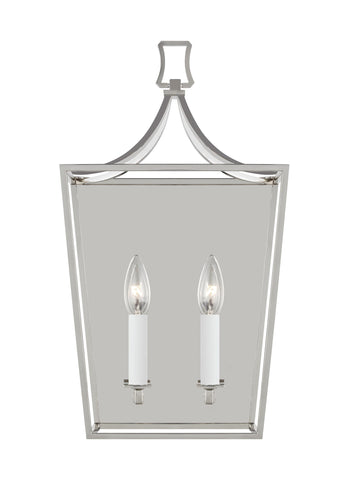 Southold Polished Nickel 2-Light Wall Sconce Wall Feiss 