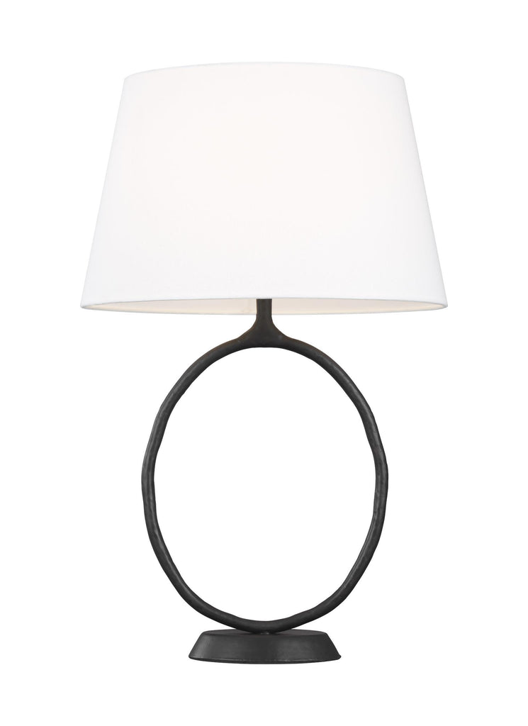 Indo Aged Iron 1 - Light Table Lamp Lamps Feiss 