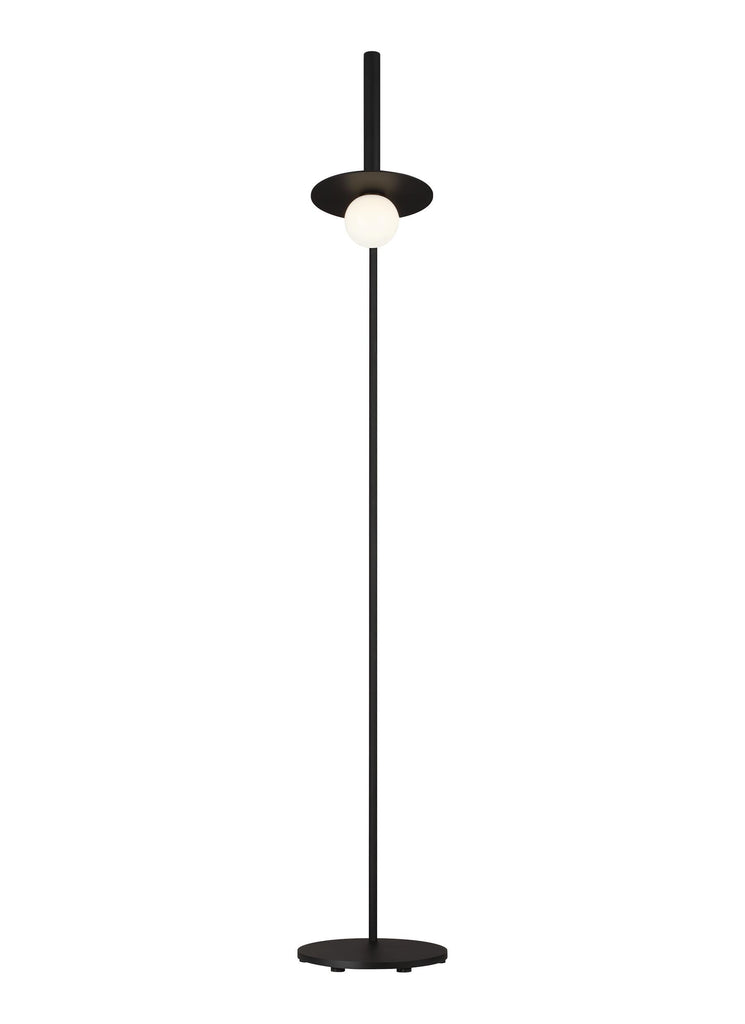 Nodes Midnight Black 1 - Light Floor Lamp Lamps Feiss 