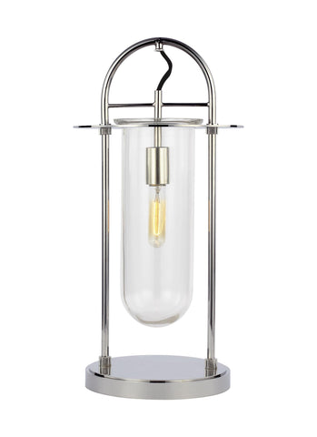 Nuance Polished Nickel 1 - Light Table Lamp Lamps Feiss 