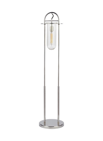 Nuance Polished Nickel 1 - Light Floor Lamp Lamps Feiss 