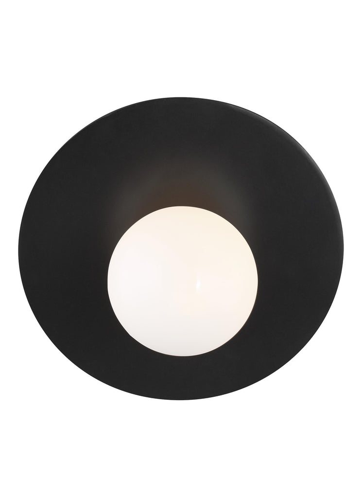 Nodes Midnight Black 1-Light Angled Wall Sconce Wall Feiss 