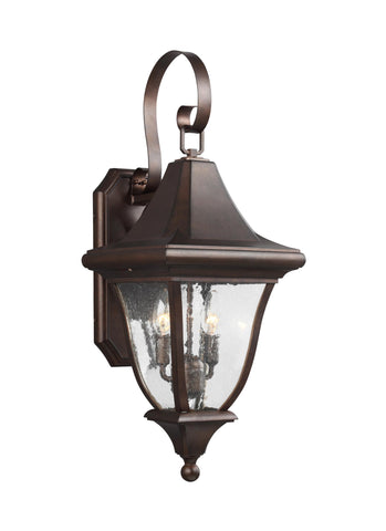 Oakmont Patina Bronze 2-Light Outdoor Wall Lantern Outdoor Feiss 
